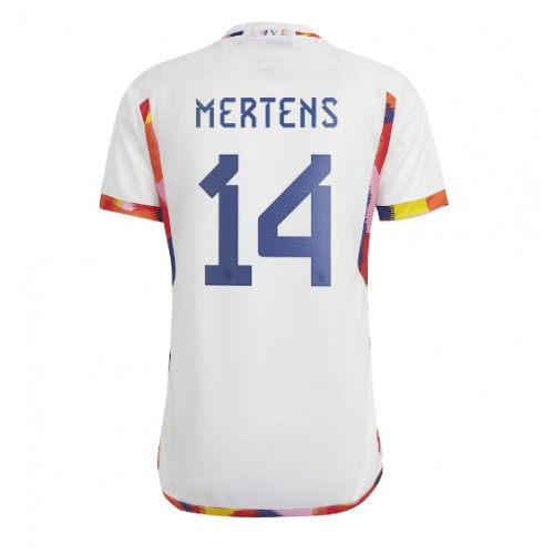 Belgium Dries Mertens #14 Replica Away Stadium Shirt World Cup 2022 Short Sleeve